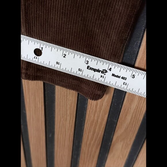 Michael Kors Pants Small Womens Brown Pull On Corduroy Stretch Skinny Mid Rise - Picture 6 of 10